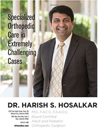 Dr. Hosalkar's San Diego Top doctor issues  - 2017