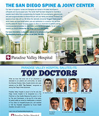 Paradise valley hospital salutes its Top Doctors