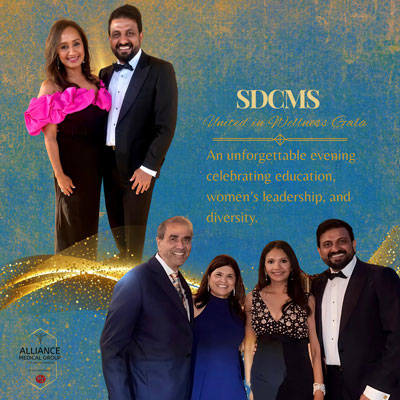 The honor of sponsoring and being part of the SDCMS United in Wellness Gala