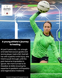 A young athlete's journey to healing. 