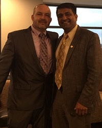 Dr Harish Hosalkar (President of Orthopedic Rehabilitation Association) and Dr Keith Baldwin