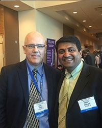 Dr Harish Hosalkar with Dr David Spiegel at the POSNA
