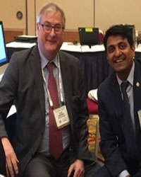 Dr Hosalkar with co-faculty- Drs Harry Kim (Texas)