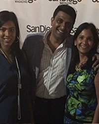 Members of SAPI (San Diego Association of Physicians of Indian Origin) with spouses attending