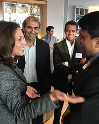 SAPI president Dr Harish Hosalkar in discussions